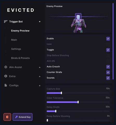 Evicted Triggerbot — Valorant screenshot 1
